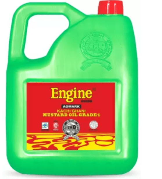 Engine Kachi Ghani Mustard Oil, 5 L