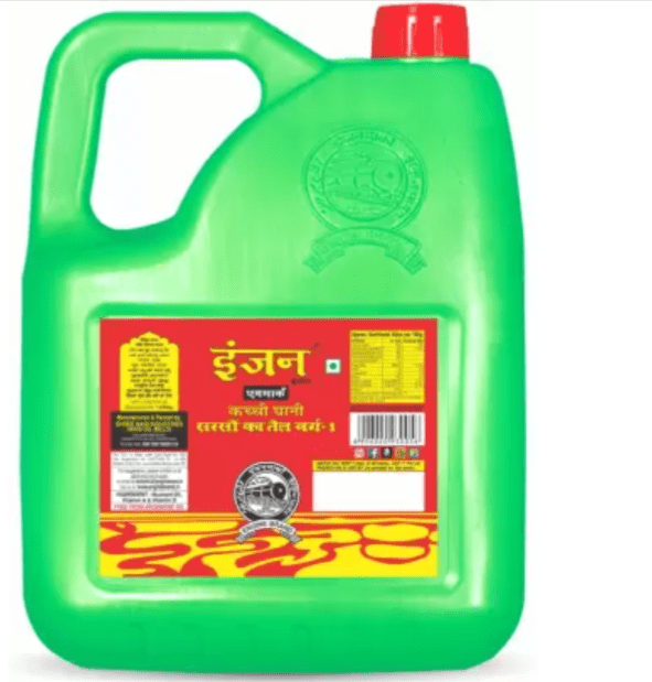 Engine Kachi Ghani Mustard Oil, 5 L