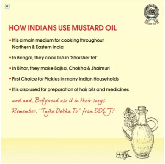 Engine Kachi Ghani Mustard Oil, 5 L