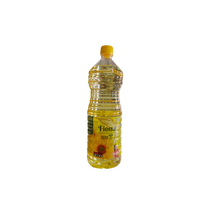 Fiona Refined Sunflower Oil - Trans Fat Free, Healthy Cooking Oil, 1 L Bottle