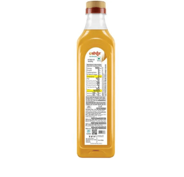 Fortune Rice Bran Health Physically Refined Oil, 1L