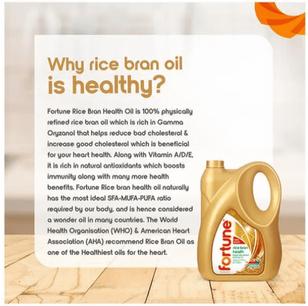 Fortune Rice Bran Refined Oil, 3L
