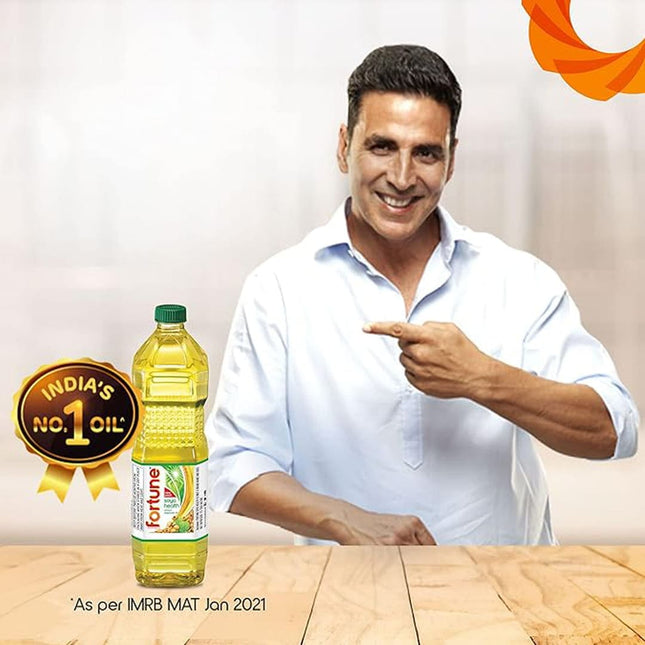 Fortune Soyabean Oil, 1L, Pet Bottle