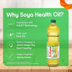 Fortune Soya Health Oil, 1L, Bottle