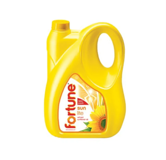 Fortune Sunlite - Refined Sunflower Oil, 5 L
