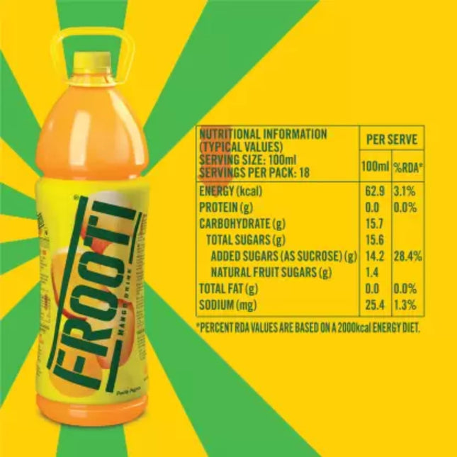 Frooti Mango Drink, 1.8 L