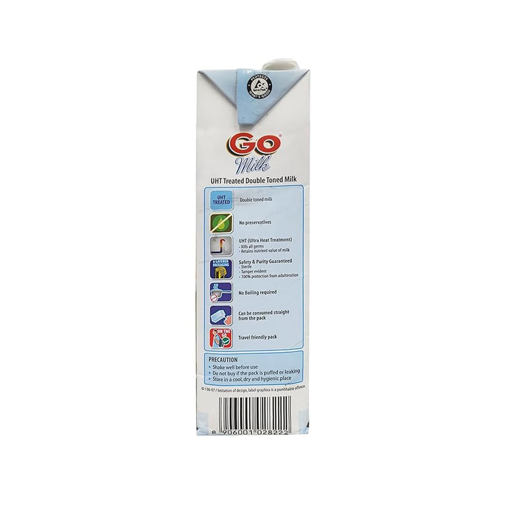 Go Milk Power - Double Toned, 1L