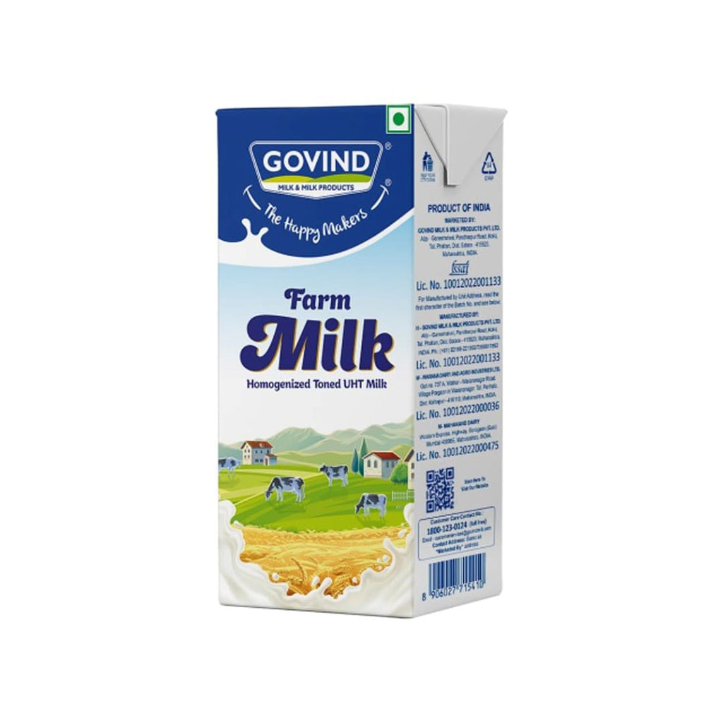 Govind UHT Toned Milk 1Ltr