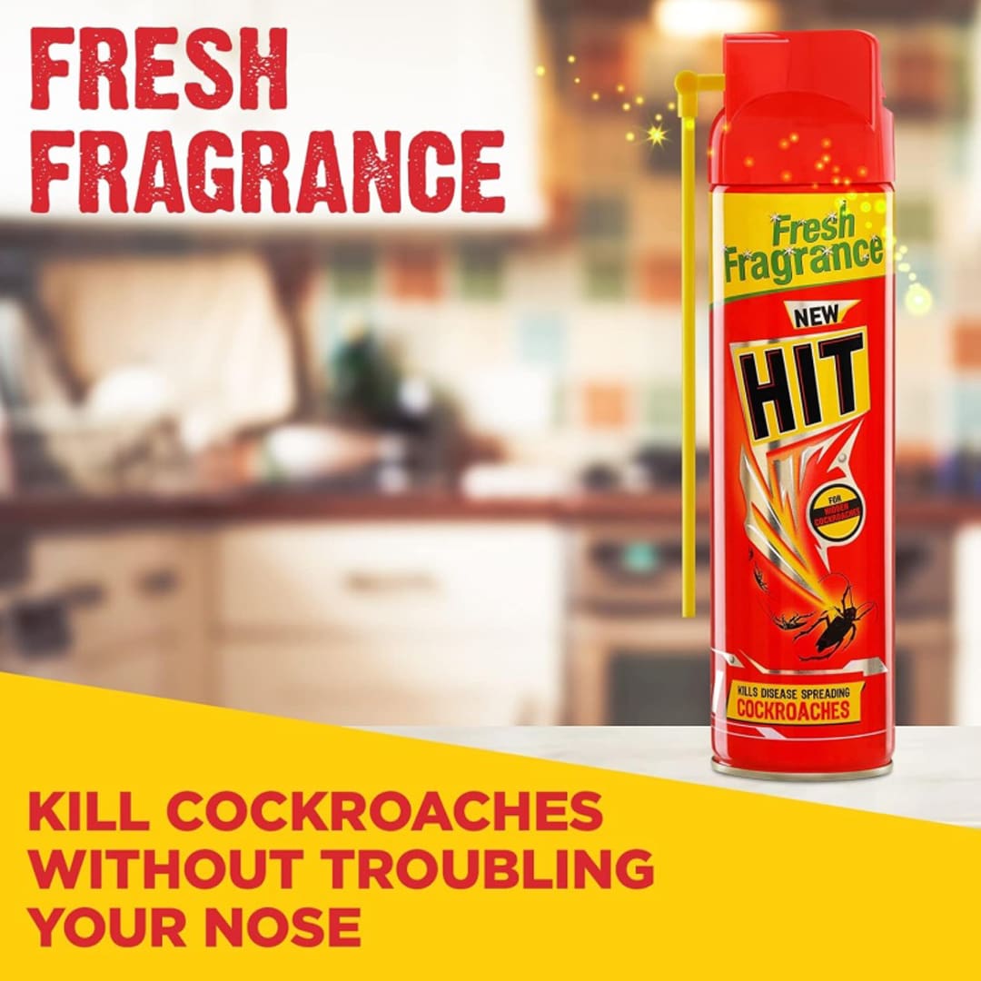 HIT Crawling Insect Killer – Cockroach Killer Spray, 400ml