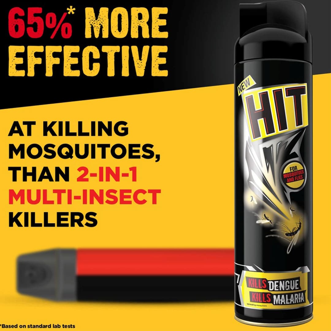 HIT Flying Insect Killer - Mosquito & Fly Killer Spray, 200ml