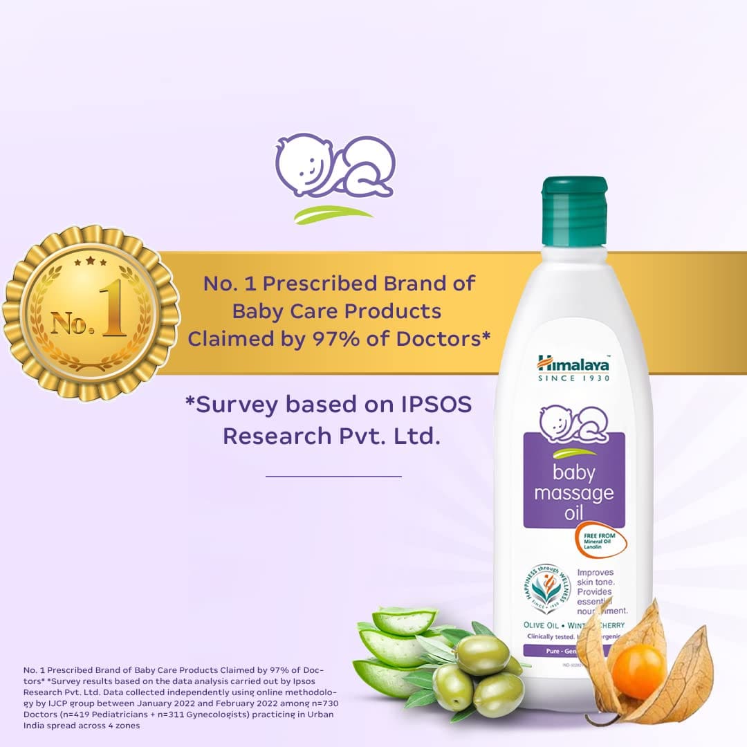 Himalaya Baby Massage Oil, 100ml