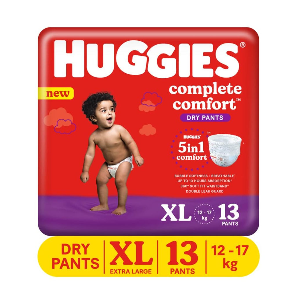 Huggies Complete Comfort Baby Dry Diaper Pants Extra Large, 13