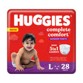 Huggies Complete Comfort Wonder Pants Large (L) Size Baby Diaper Pants, 30 count