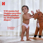 Huggies Complete Comfort Wonder Pants Small Size Baby Diaper Pants, 40 count