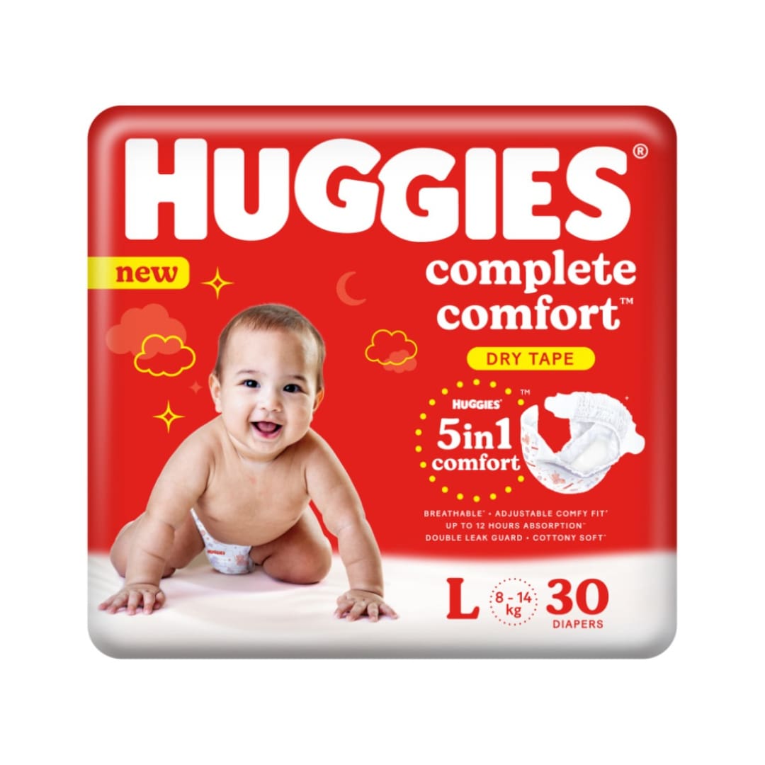 Huggies Dry Diapers Large Size - 30 Count