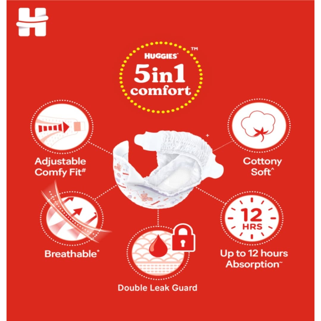 Huggies Dry Diapers Large Size - 30 Count