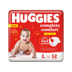 Huggies Dry Diapers Large Size - 52 Count