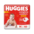 Huggies Dry Diapers Medium Size - 60 Count