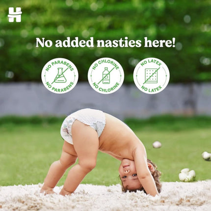 Huggies Nature Care Pants, Extra Extra Large (XXL) Premium Baby Diaper Pants, 18 Count