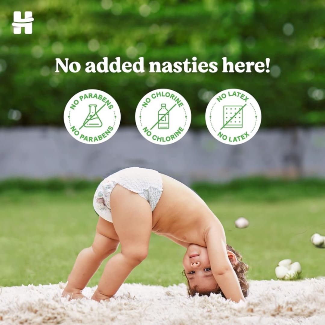 Huggies Nature Care Pants, Extra Small Premium Baby Diaper Pants, 20 Count