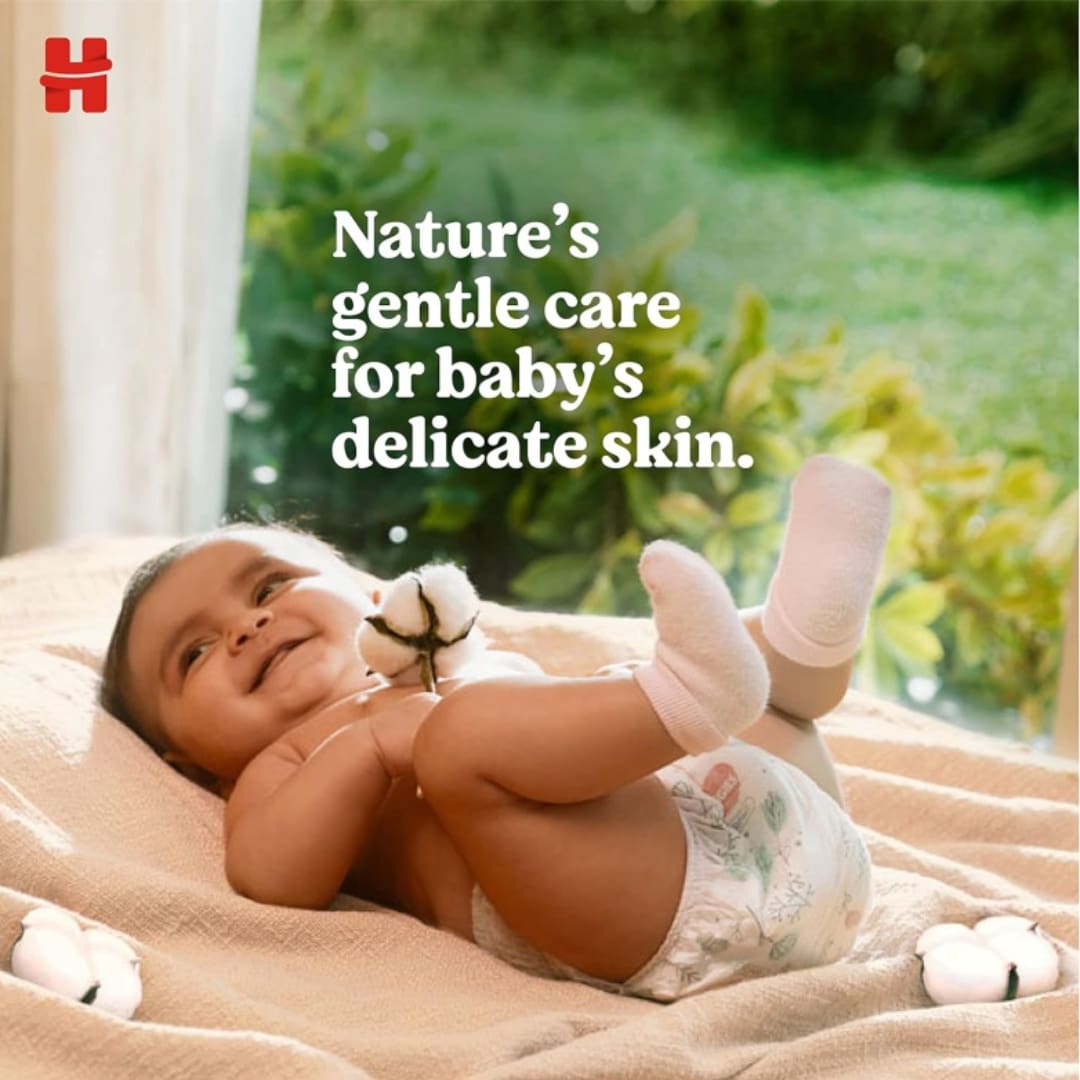Huggies Nature Care Pants, Extra Small Premium Baby Diaper Pants, 20 Count