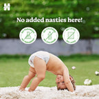 Huggies Nature Care Pants, Medium Size Premium Baby Diaper Pants, 22 Count
