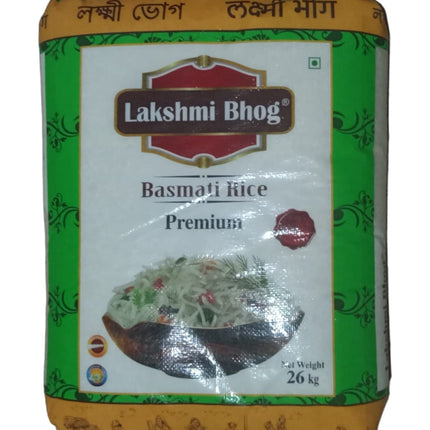 Lakshmi Bhog Premium Basmati Rice, 26kg