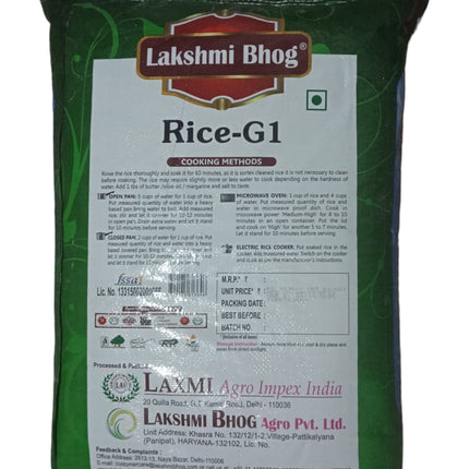 Lakshmi Bhog Rice G1 (Sortex Rice), 30kg