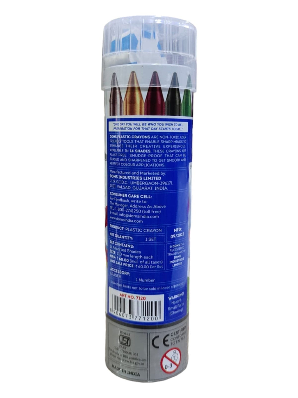 Doms, Plastic Crayons, 14 Shades