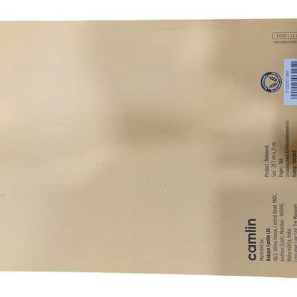 Camlin Notebook - Unruled, 57 gsm, 384 pages
