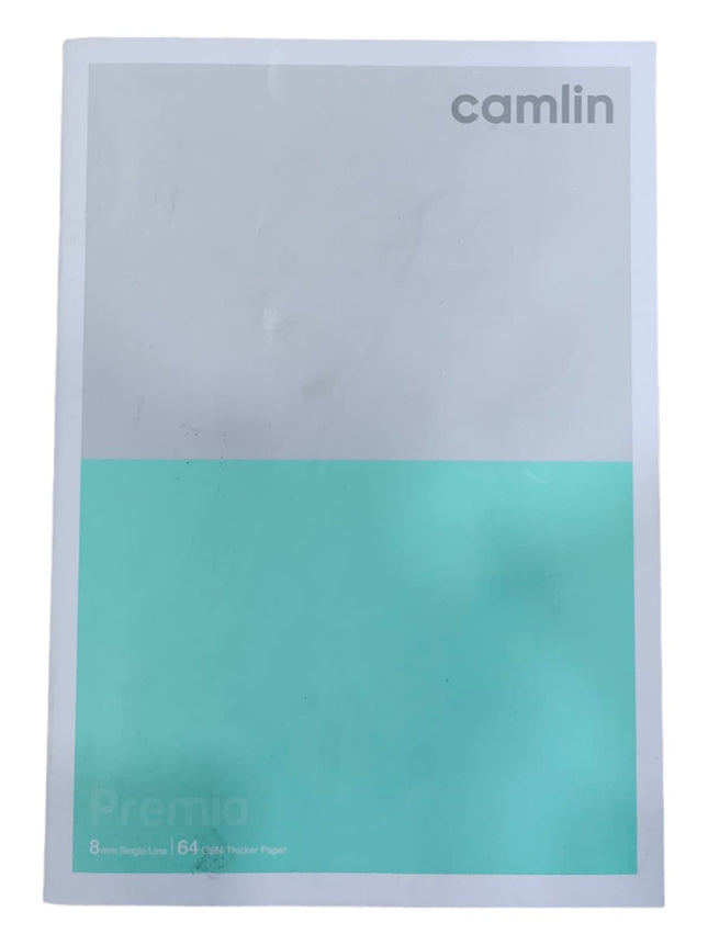 Camlin Premio Notebook - Single line, 64 gsm, 160 pages