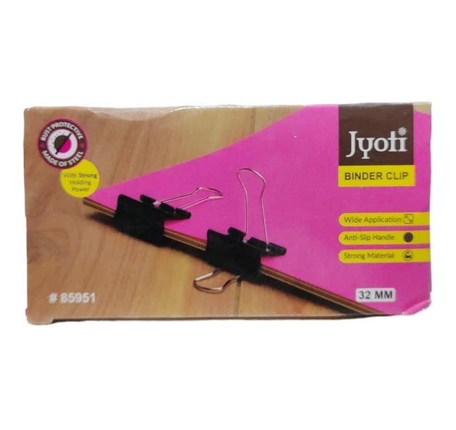 Jyoti, Binder Clip, 32mm, 12 pc