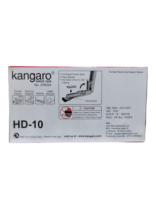 Kangaro, Stapler, HD-10, Qty: 10N