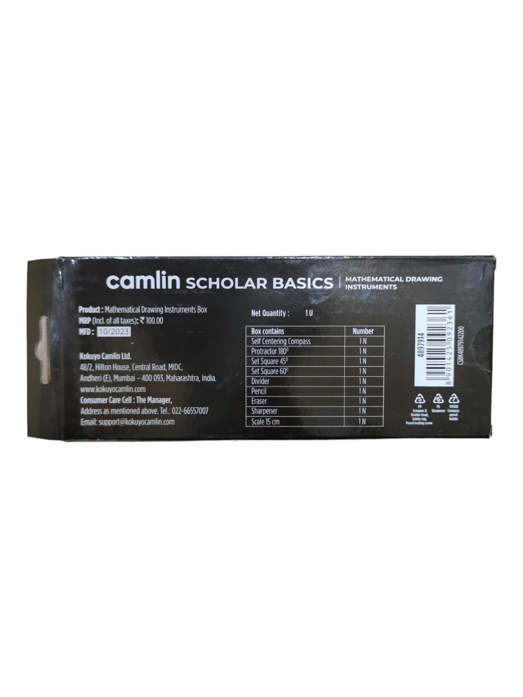 Camlin, Mathematical Drawing Instrument Box