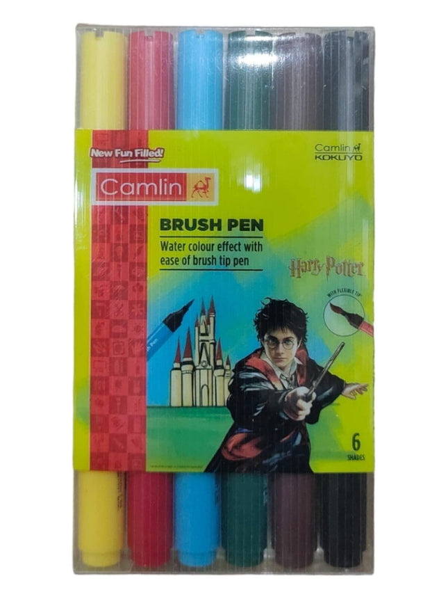 Camlin, Brush Pen, 6 Shades