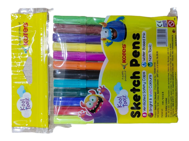 Kores, Sketch Pens, 12 Shades