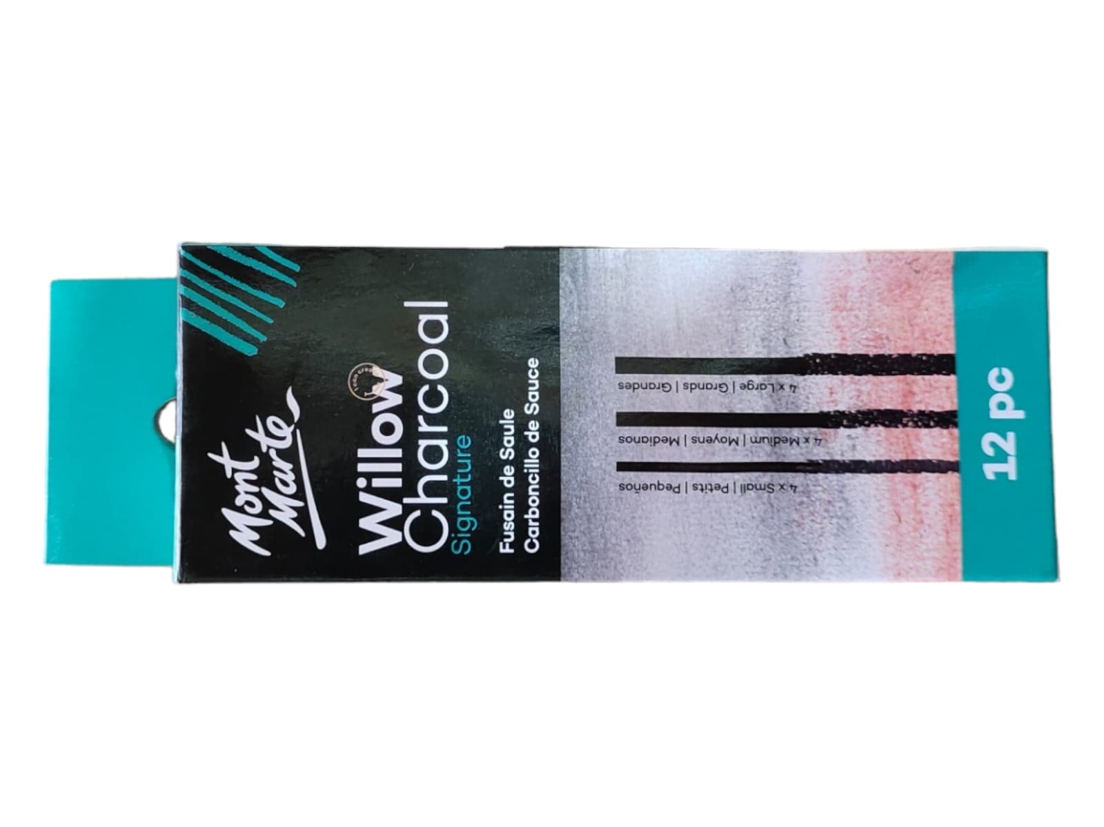 Mont Marte, Willow Charcoal Sticks, 12 pc