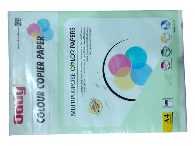 Oddy, Colour Copier Paper, A4, 75 gsm, 500 Sheets