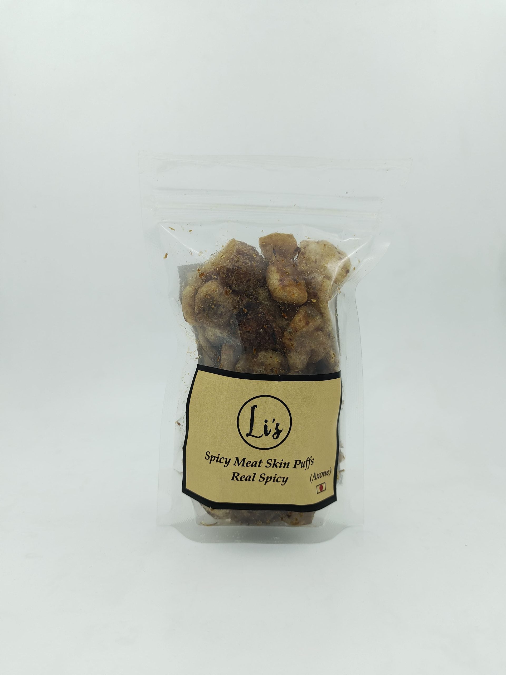 Li's, Spicy Meat Skin Puffs Real Spicy (Axone), 50gm