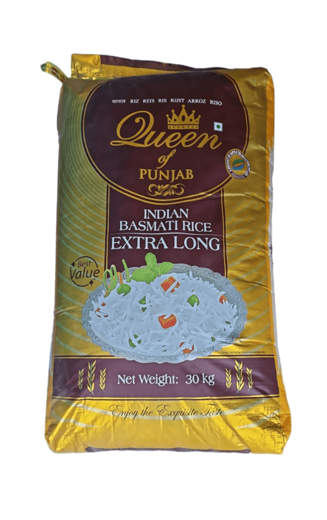 Queen of Punjab, Basmati Rice, Extra Long, 30kg
