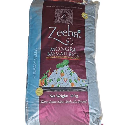 Zeeba, Mongra Basmati Rice, 30kg