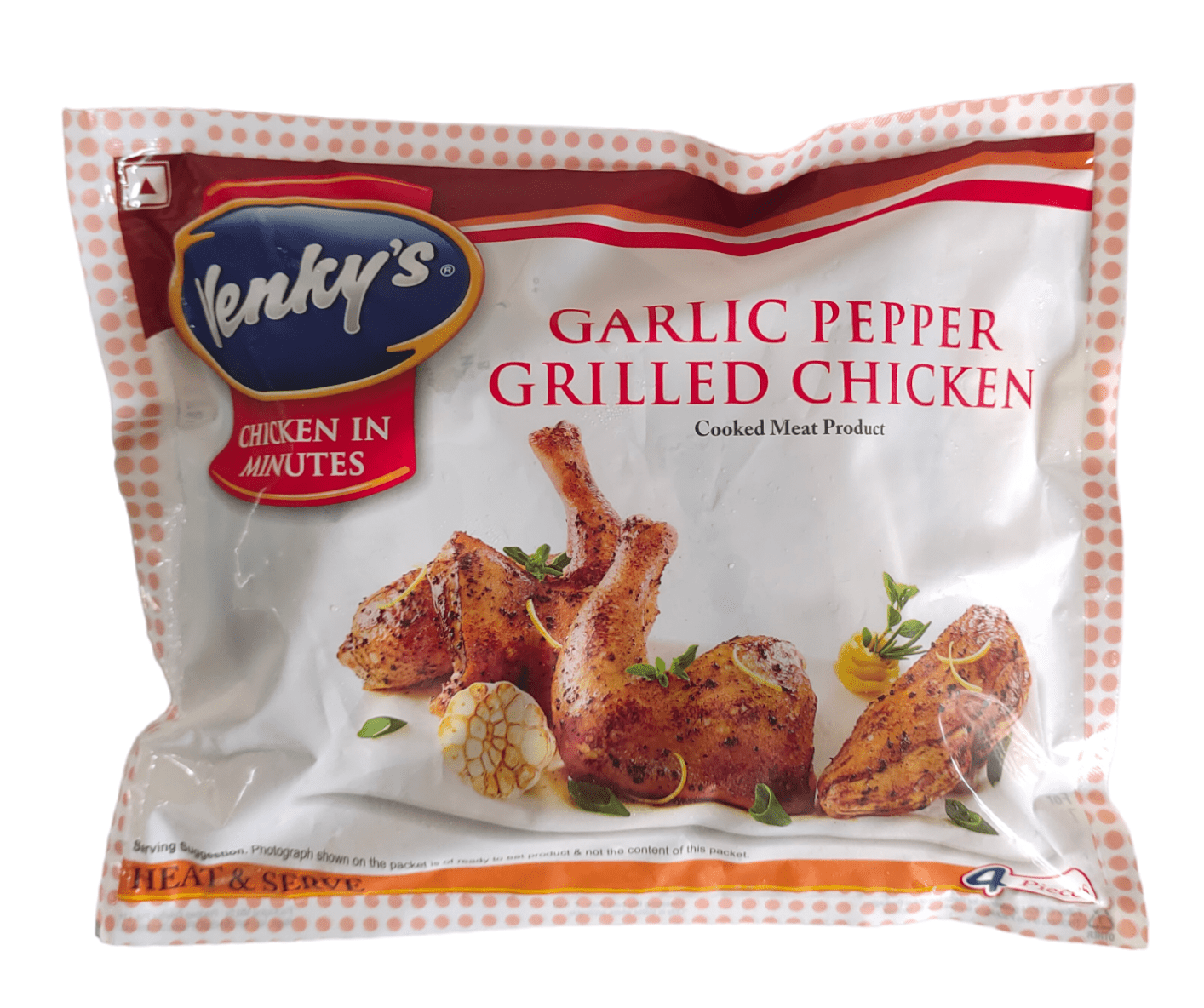 Venky's, Garlic Pepper Grilled Chicken, 4Pc