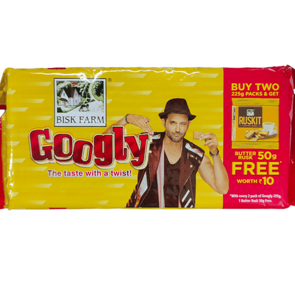 Bisk Farm Biscuit - Googly, 225g