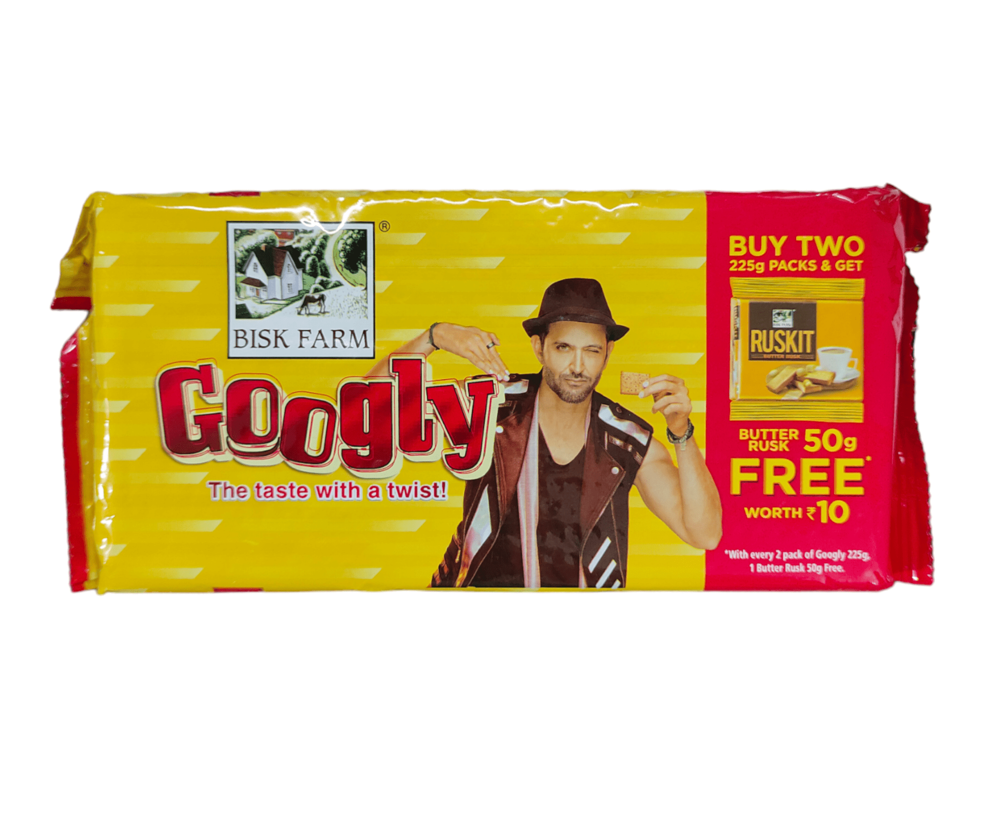 Bisk Farm Biscuit - Googly, 225g