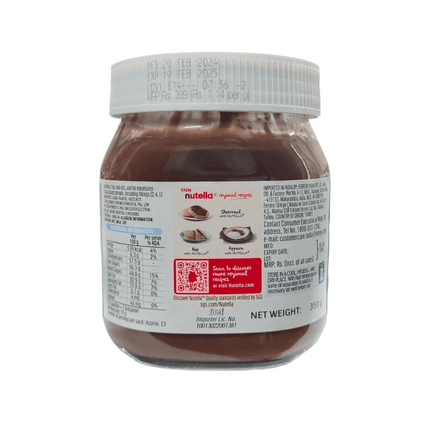 Nutella Hazelnut Spread with Cocoa, 350gm