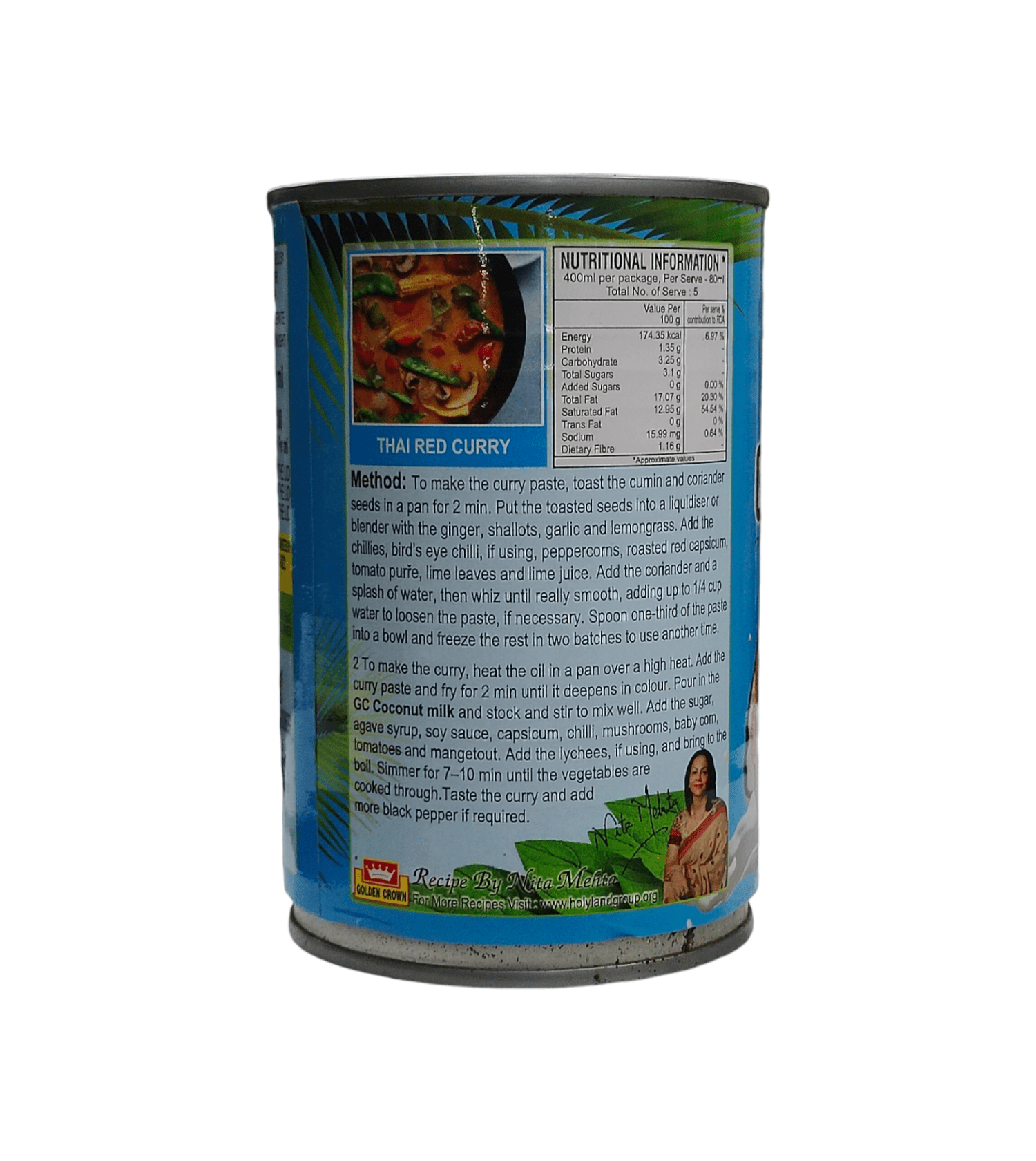 Golden Crown, Coconut Milk, 400ml