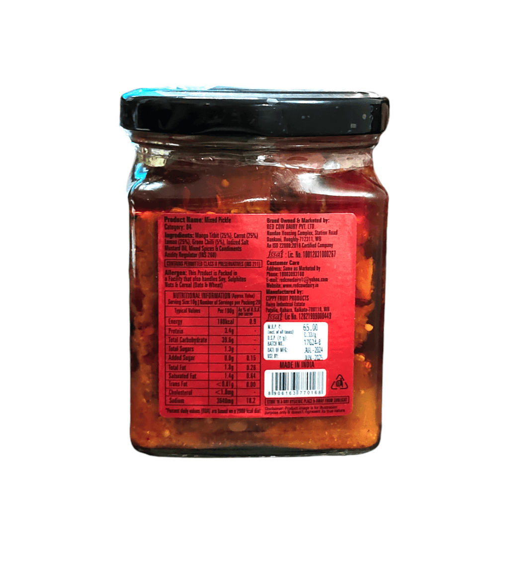 Red Cow, Mixed Pickle, 200g