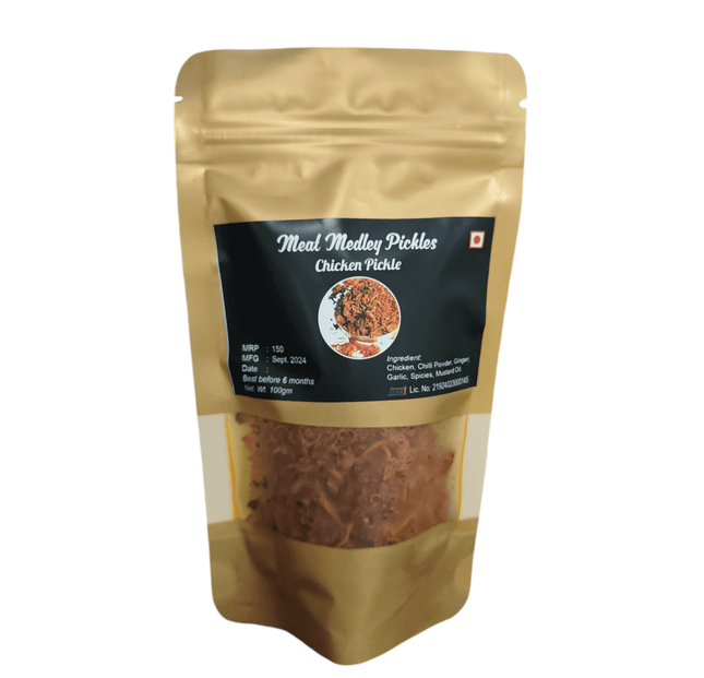 Meat Medley Pickles, Chicken, 100gm