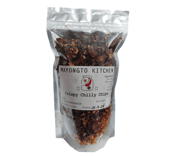 Mayongto Kitchen, Crispy Chilly Chips, 100gm