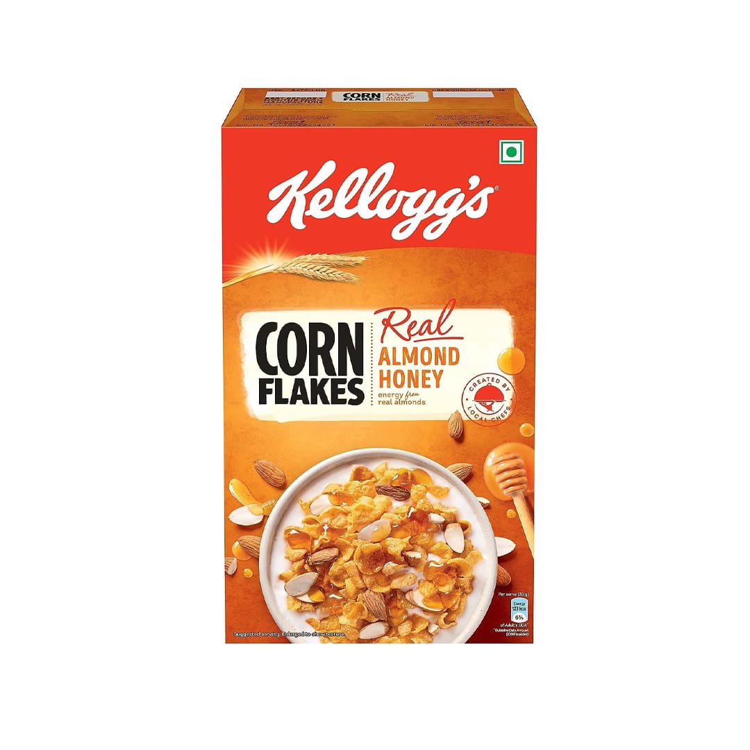 Kellogg's Corn Flakes Real Almond Honey 300g+ 15% EXTRA